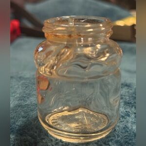 Clear Glass Decorative Jar